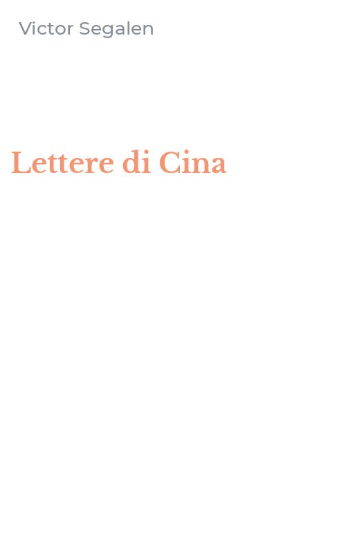Lettere di Cina