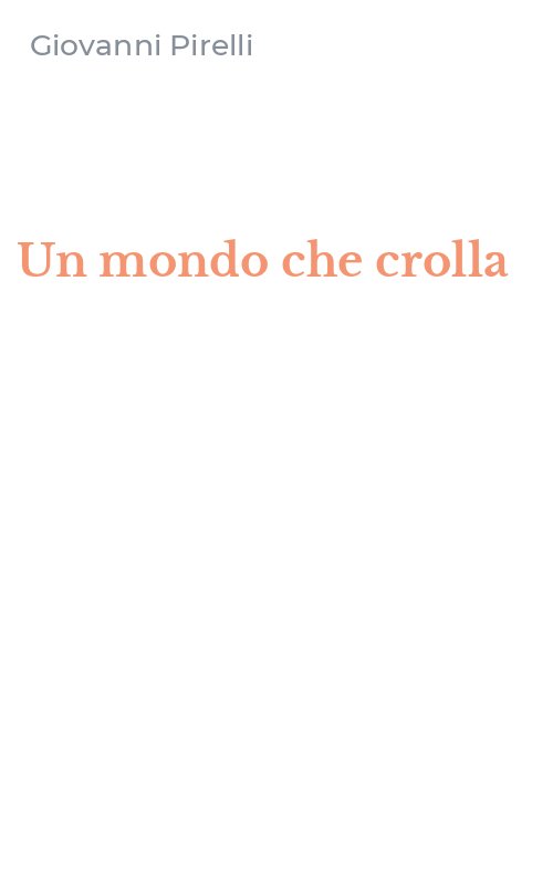 Un mondo che crolla
