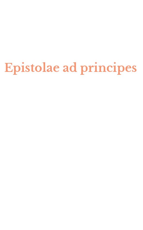 Epistolae ad principes
