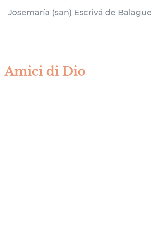 Amici di Dio