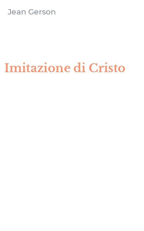 Imitazione di Cristo