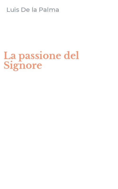La passione del Signore