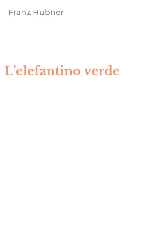 L'elefantino verde