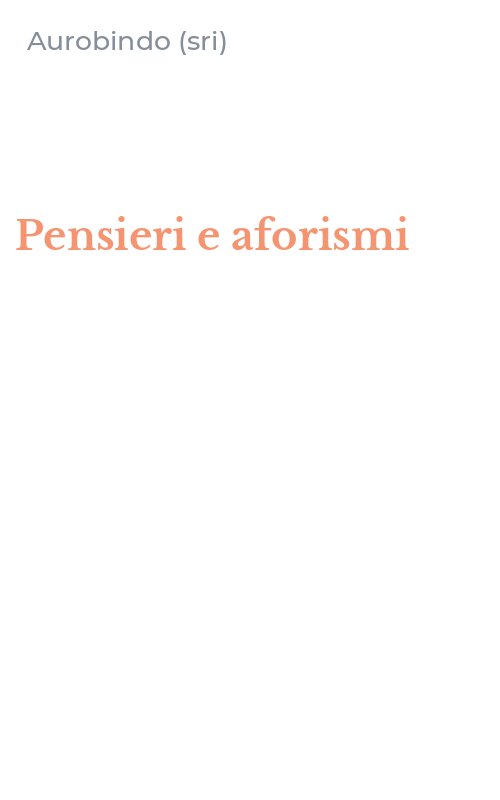 Pensieri e aforismi