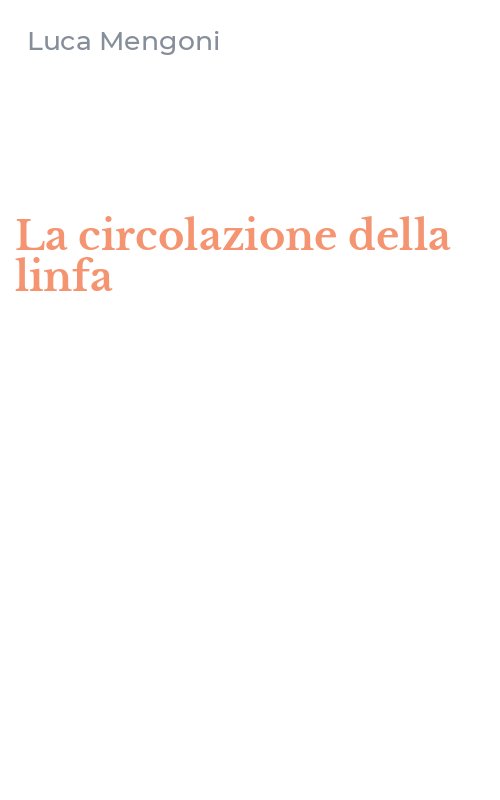 La circolazione della linfa
