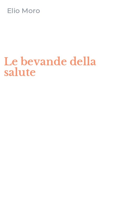 Le bevande della salute