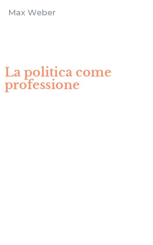 La politica come professione