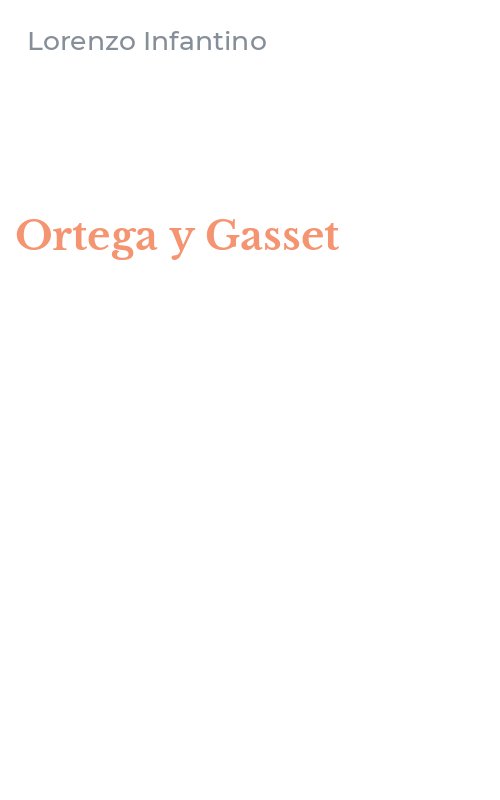Ortega y Gasset