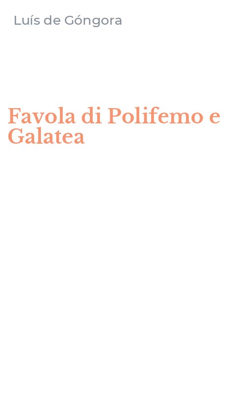 Favola di Polifemo e Galatea