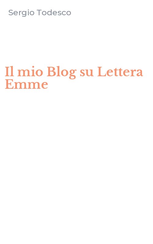 Il mio Blog su Lettera Emme