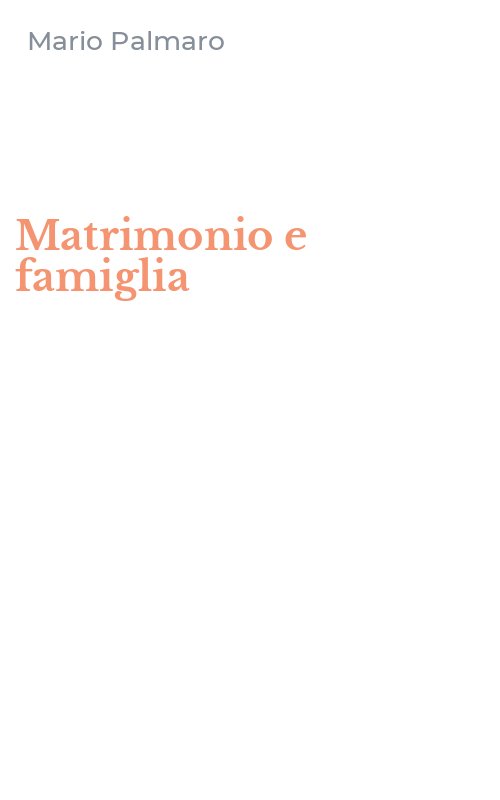 Matrimonio e famiglia