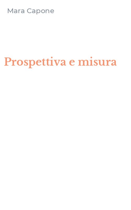 Prospettiva e misura