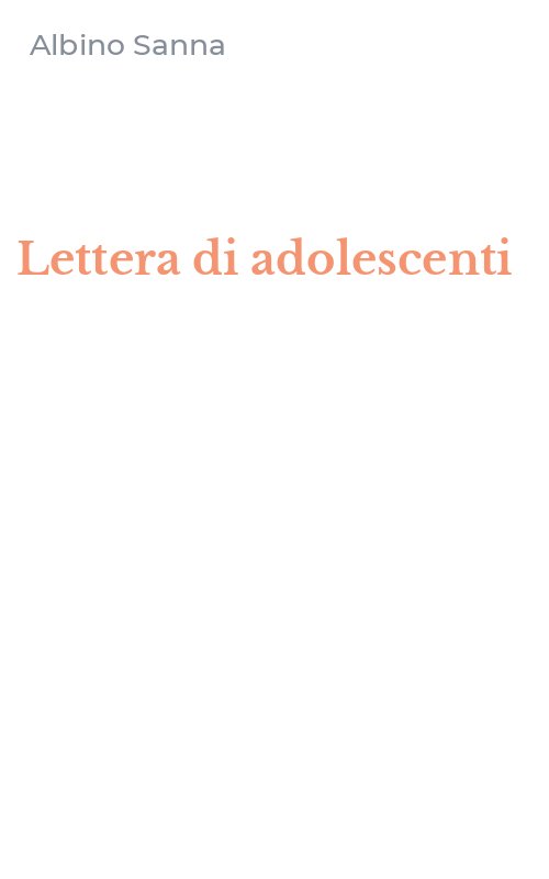 Lettera di adolescenti