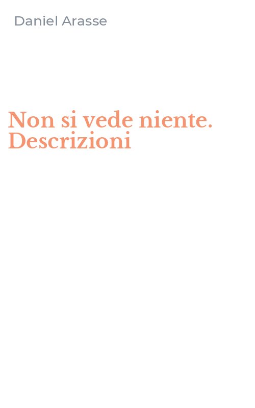 Non si vede niente. Descrizioni