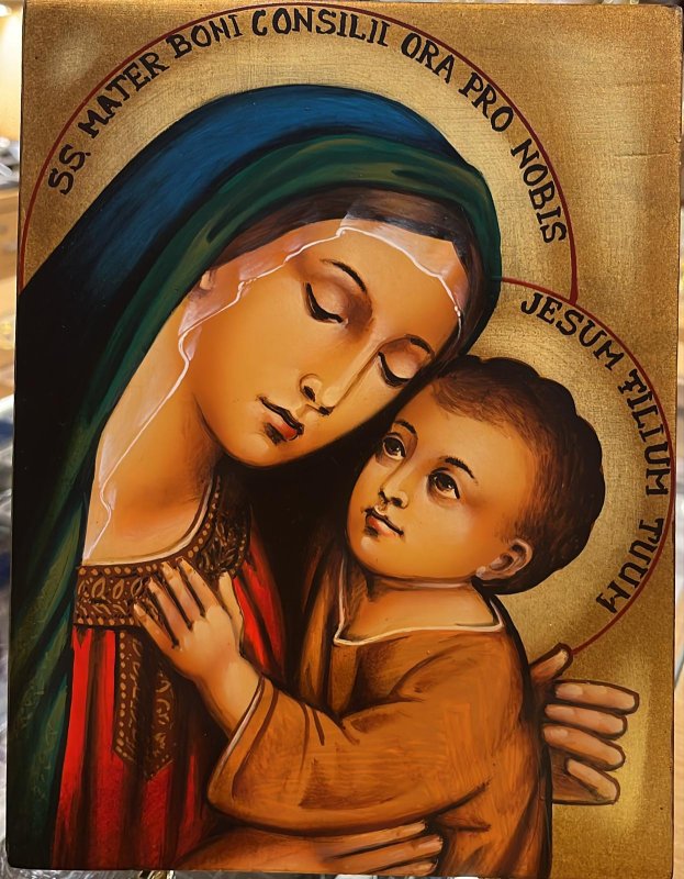 MADONNA BUON CONSIGLIO 18X22 CM