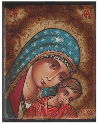 MADONNA DI KIKO 18x22 CM