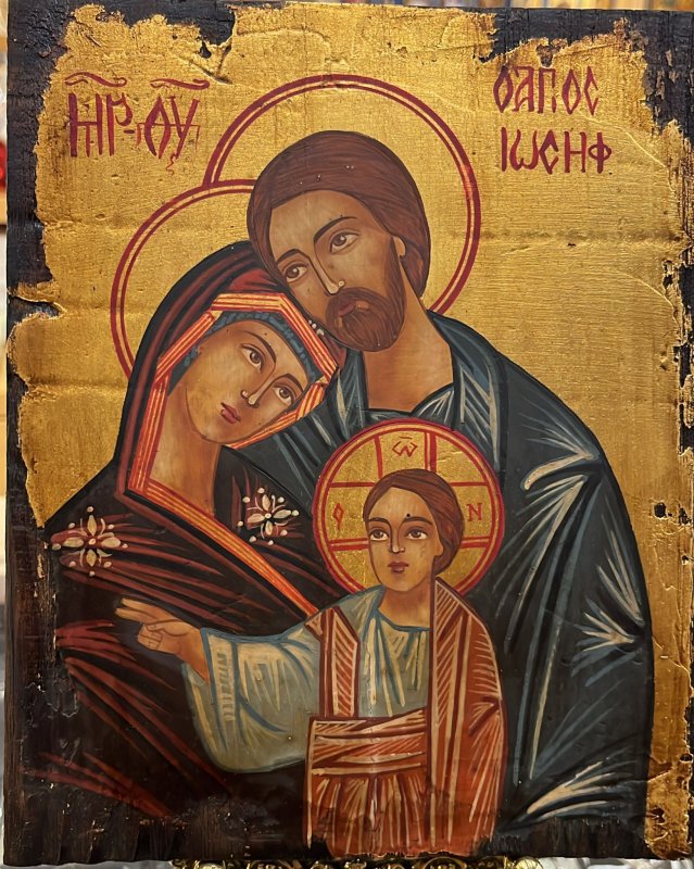 SACRA FAMIGLIA ANTICATA 18X22 CM