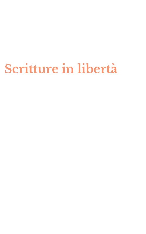 Scritture in libertà