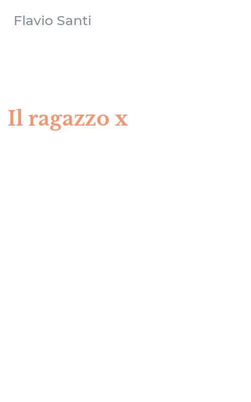 Il ragazzo x