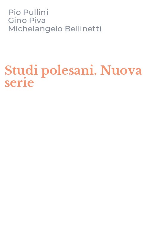 Studi polesani. Nuova serie