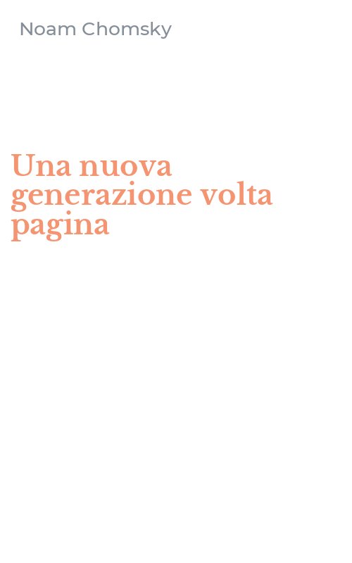 Una nuova generazione volta pagina
