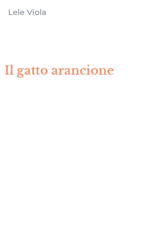 Il gatto arancione