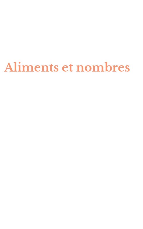 Aliments et nombres
