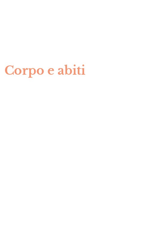 Corpo e abiti