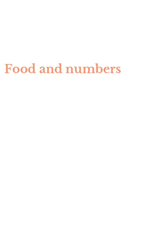 Food and numbers