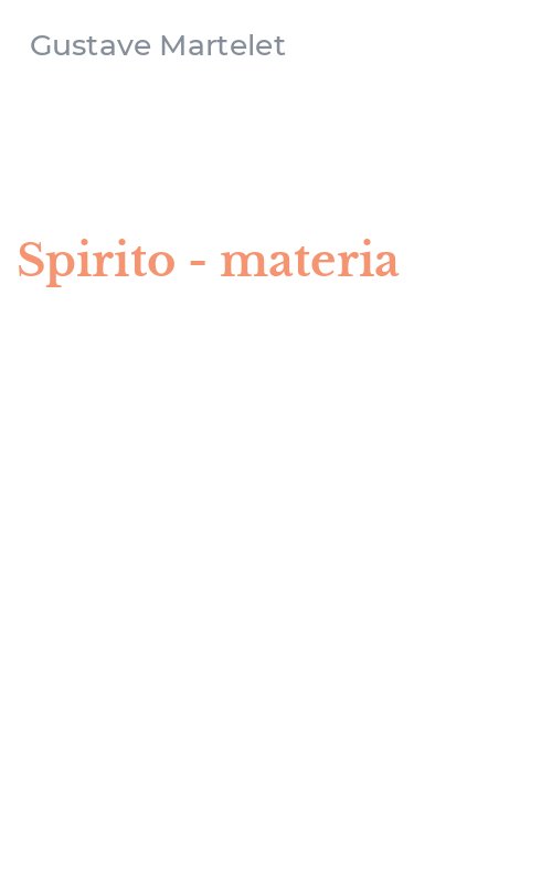 Spirito - materia