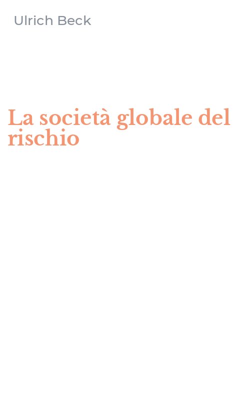 La società globale del rischio