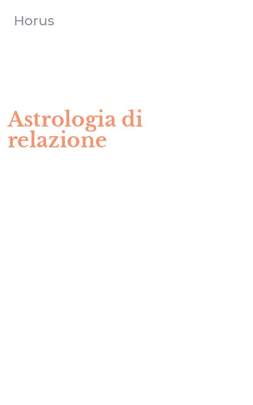 Astrologia di relazione