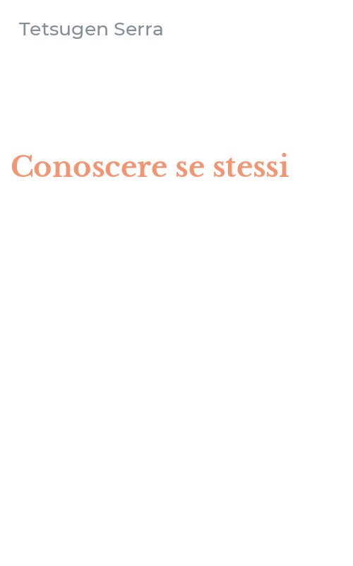 Conoscere se stessi
