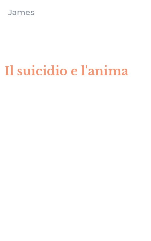 Il suicidio e l'anima