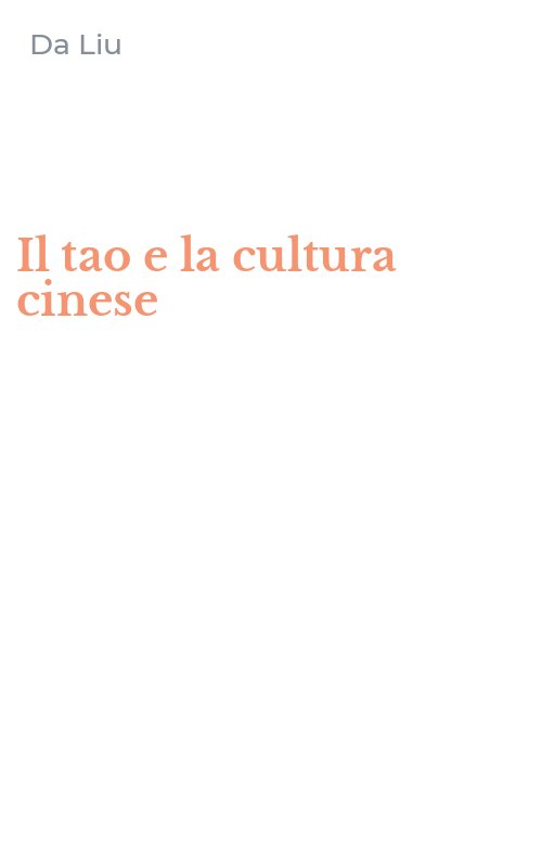 Il tao e la cultura cinese