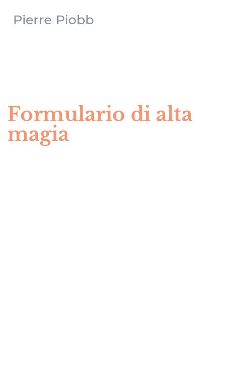Formulario di alta magia
