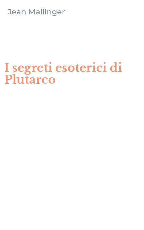 I segreti esoterici di Plutarco