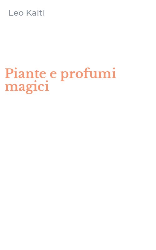 Piante e profumi magici