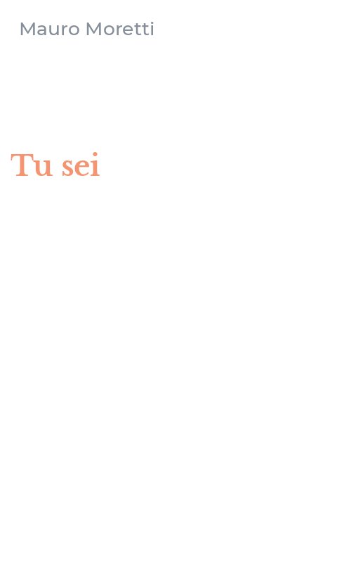 Tu sei