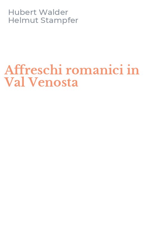 Affreschi romanici in Val Venosta