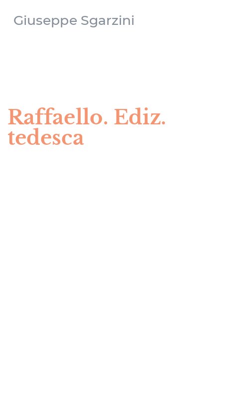 Raffaello. Ediz. tedesca