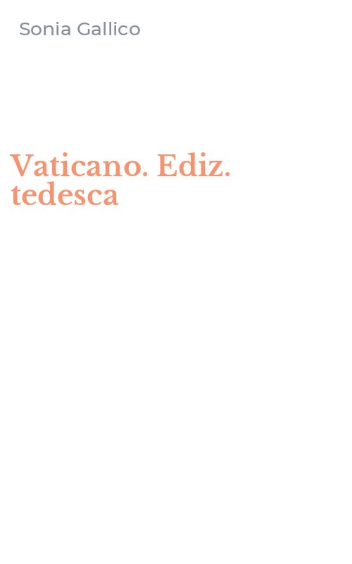 Vaticano. Ediz. tedesca