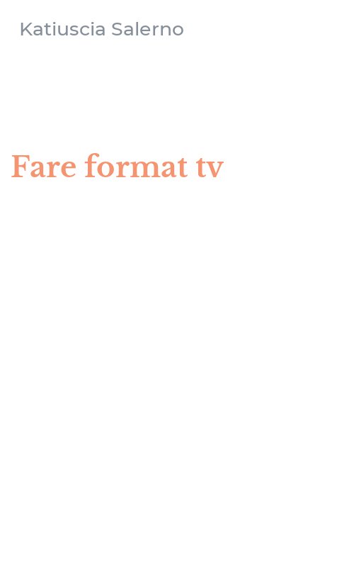 Fare format tv