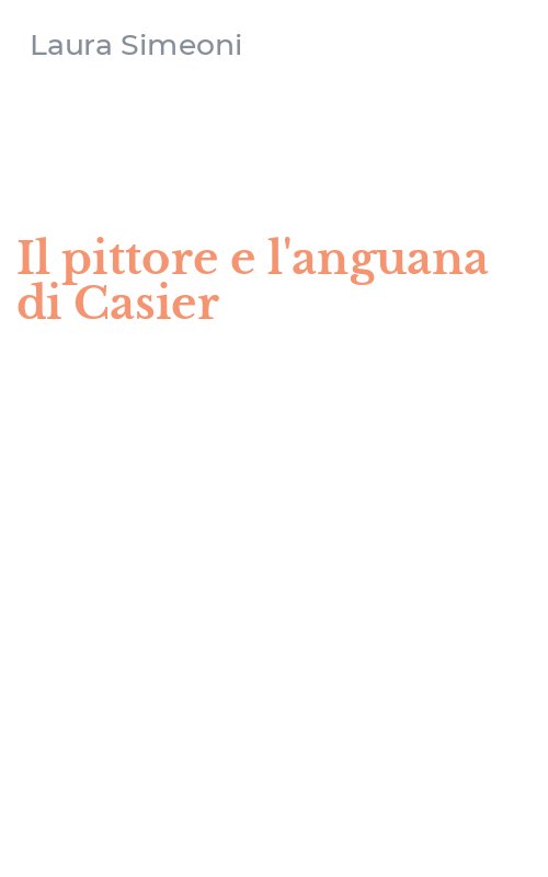 Il pittore e l'anguana di Casier