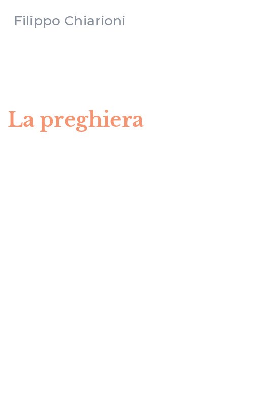 La preghiera