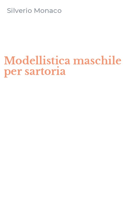 Modellistica maschile per sartoria