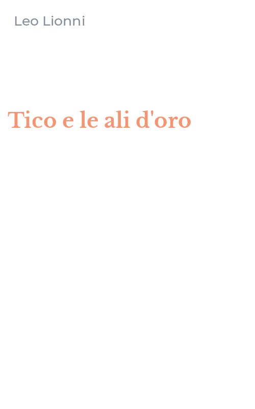 Tico e le ali d'oro