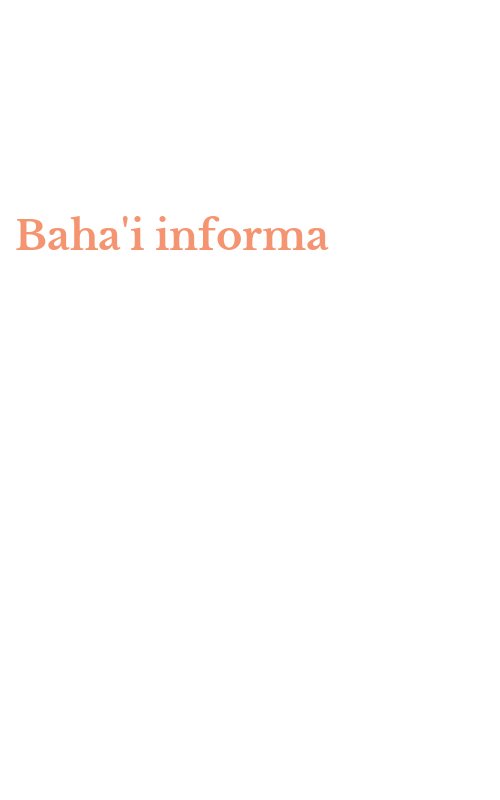 Baha'i informa