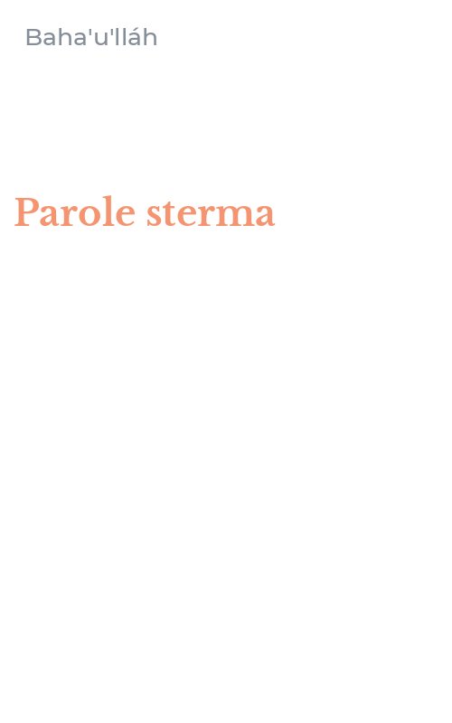 Parole sterma