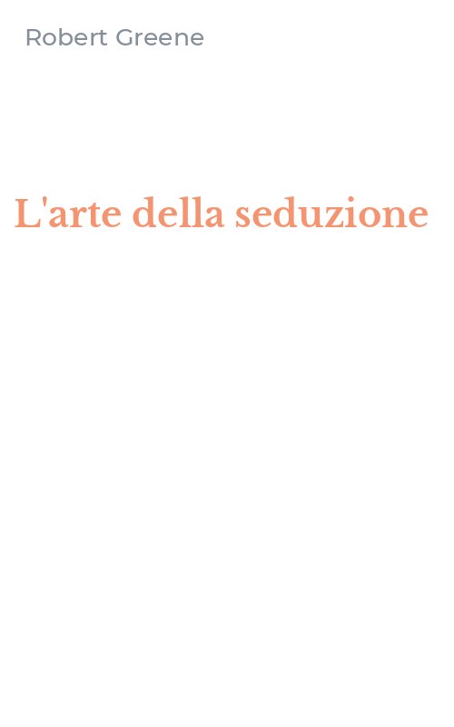 L'arte della seduzione